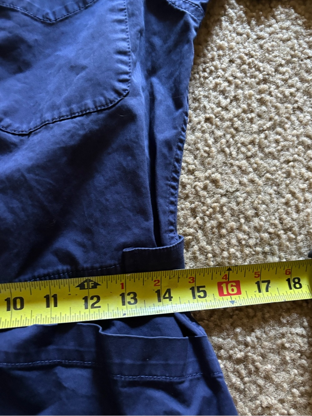 Alex Mill Cotton Jumpsuit Overalls Blue Wash Oversized Cargo Utility Size S - Picture 5 of 9